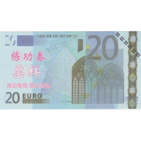 Billet fantaisie - 20 euro - chinois