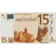 Billet Souvenir - 15 euro - Aquitaine - 2008