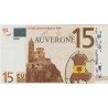 Billet Souvenir - 15 euro - Auvergne - 2008
