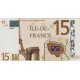 Billet Souvenir - 15 euro - Île-de-France - 2008