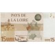 Billet Souvenir - 15 euro - Pays de la Loire - 2008
