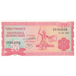 Vingt Francs Amafranga Mirongo'Ibiri