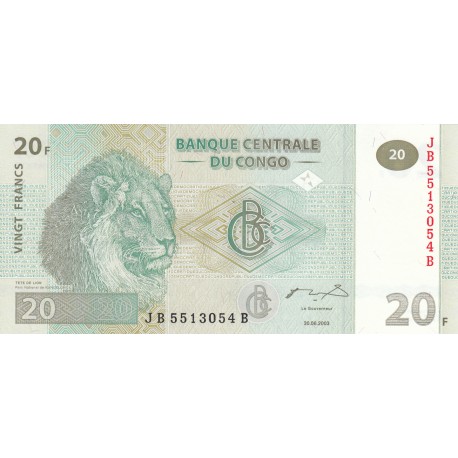 Vingt Francs - Congo