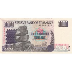 One Hundred Dollars - Zimbabwe
