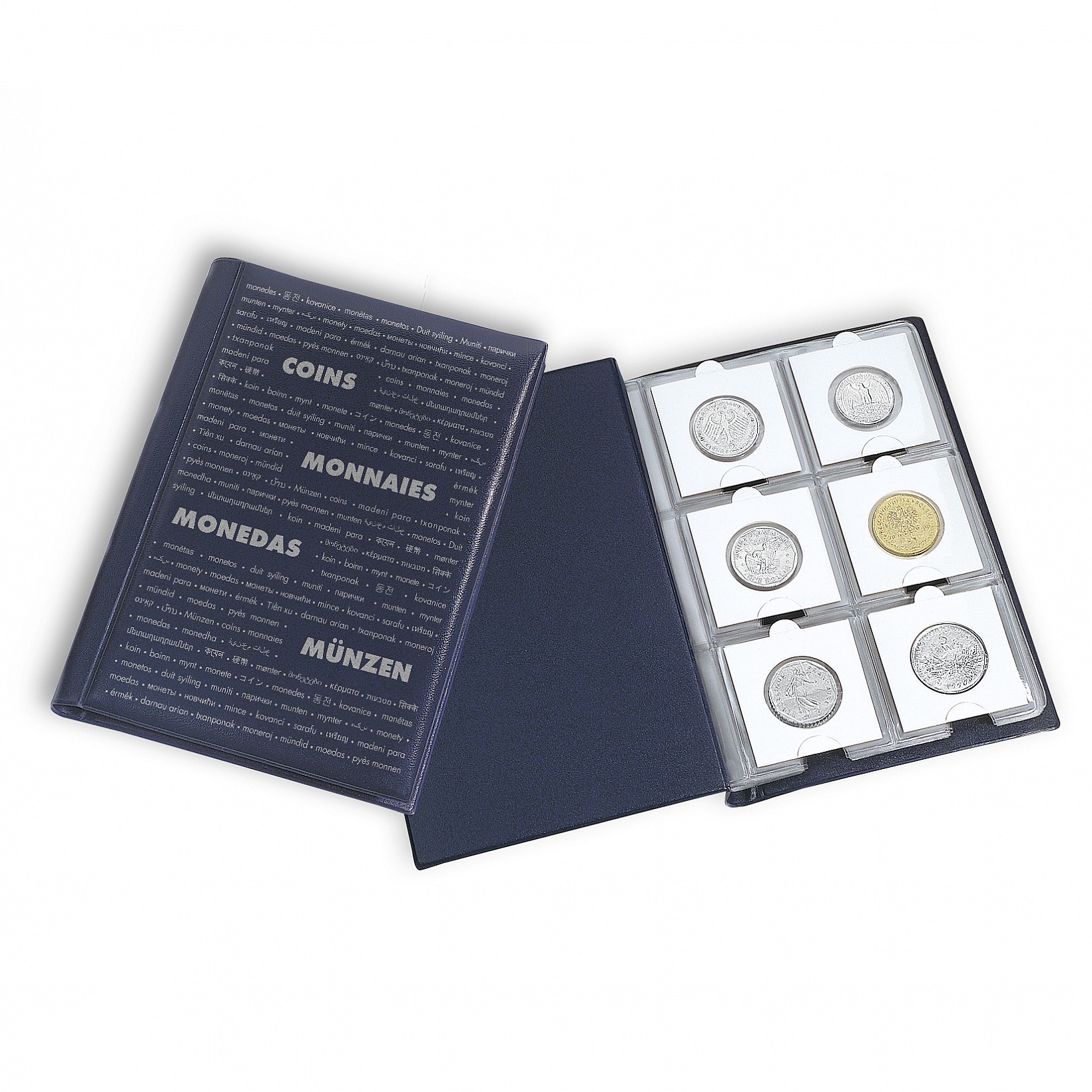 YESM album de collection de pièces de monnaie 250 pochettes 10