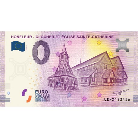 14 - Honfleur - Clocher et église sainte-Catherine - 2019