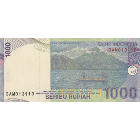 1000 Rupiah - 2000/2009 - Indonésie