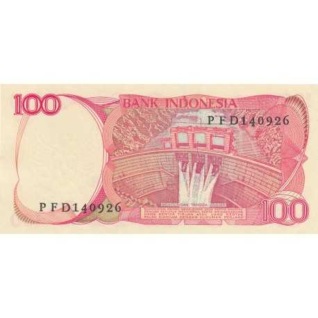 100 Rupiah - 1984 - Indonésie