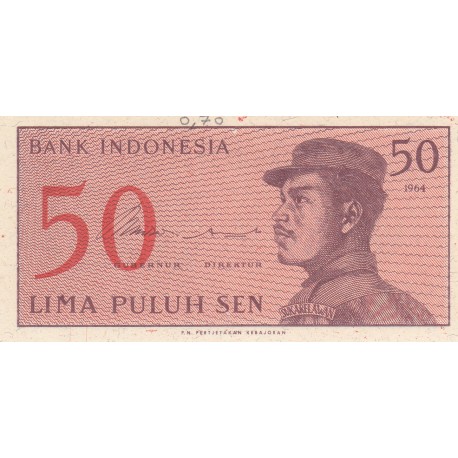 50 Sen - 1964 - Indonésie