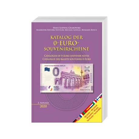Katalog der 0-Euro-Souvenirscheine / Catalogue of 0-Euro souvenir notes / Catalogue des billets souvenirs 0-Euro