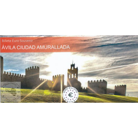 ES - Avila Ciudad Amurallada (Billet peint sous encart) - 2021