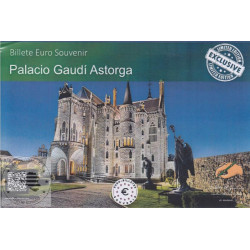 ES - Palacio Gaudi Astorga (Billet peint sous encart) - 2018