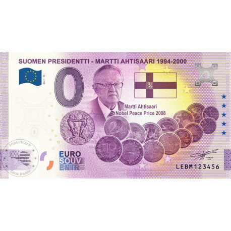 FI - Suomen Presidentti - Martti Ahtisaari -1994-2000 - 2021